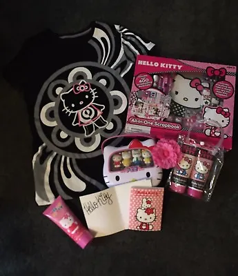 Lot Of Hello Kitty Mac Tshirt Lotion Scrapbooking Pez Autograph • $69.99