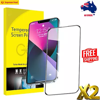 Tempered Glass Screen Protector Case-Friendly For IPhone 15 14 Plus 13 Pro Max • $5.99