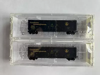 Z Scale Micro Trains  B & O Cushion Underframe Boxcar Set # 482680 482755  NEW • $60