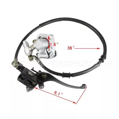 Front Hydraulic Brake Assembly For GY6 50cc Scooter Moped • $34.15