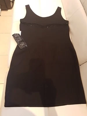 £20 • Buy Black Cocktail/evening Dress Size 16  - After Six By Ronald Joyce -