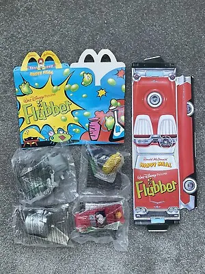 McDonald’s Disney Flubber Uk 1998 Complete Full Set Toys Figures MIPS Boxes • £8.99