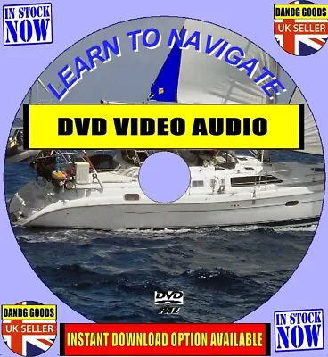 LEARN MARINE NAVIGATION ESSENTIAL LESSONS 2Hr COMPREHENSIVE VIDEO TUITION DVD • £5.59