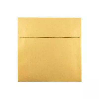 JAM Paper 6 X 6 Square Metallic Invitation Envelopes Stardream Gold GCST510H • $314.99