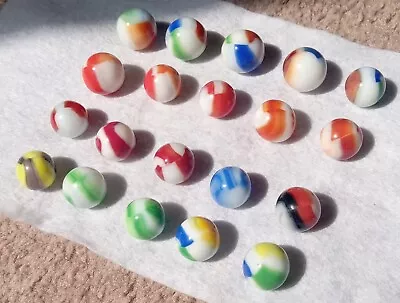Great Group Of 20 Assorted Marble King Marbles Mint! • $20