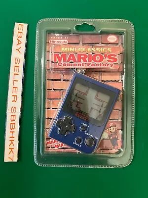 Mario's Cement Factory Game Nintendo Mini Classics Keychain New FREE SHIPPING • $39.99