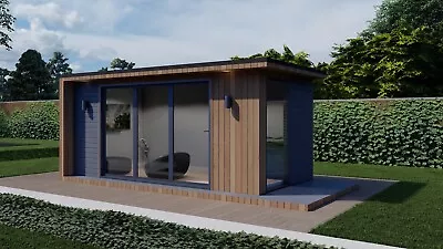 Garden Room Composite Cladding Garden Office Studio Gym Hot Tub Shelter • £21999