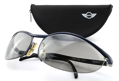 £229.23 • Buy Starck For Mikli Sunglasses P305 Col 1131 Half Rim Sunglasses Blue + Mini Case