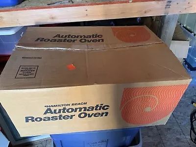 Vintage Hamilton Beach Automatic Roaster Oven Model 527 -  18 Qt Almond NOS • $99