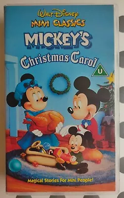 Disney's Mini Classics Mickey's Christmas Carol (PAL VHS) • £7.99