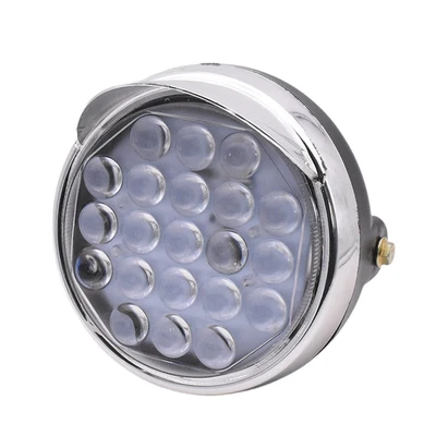 $21.92 • Buy 12v-80V 8/12/16 Beads Tricycle Motorcycle LED Headlight Waterproof Spot Light