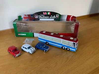 £95 • Buy Corgi 36502. The Italian Job Coach & Mini Set. Bedford VAL Coach. Boxed, Mirrors