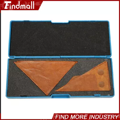 2Pcs 45 45 90 Degree Angle Blocks 30 60 90 Degree Angle Machinist Plate Hardened • $16.22