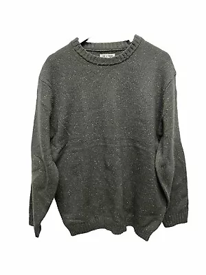 Line Of Trade Bespoke Post Men's XL The Starboard Donegal Sweater Caiman Green • $38.99