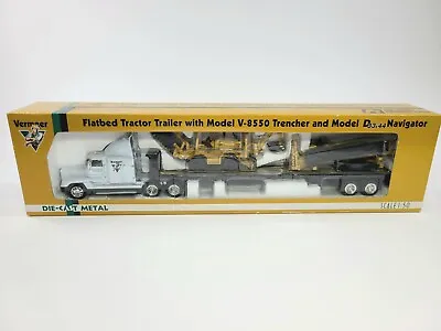 Vermeer Flatbed With V-8550 Trencher D33x44 Navigator DCP 1:50 Scale Model New • $299.95