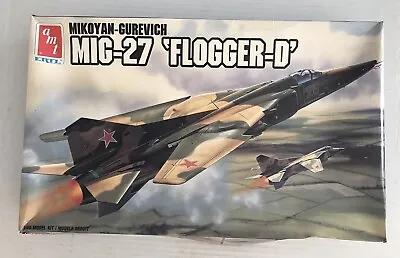 AMT Ertl 1/48 Mikoyan-Gurevich MIG-27 Flogger-D Plastic Model Kit 8877 NIOB 1988 • $24.95