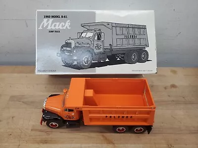 First Gear Model B-61 1960 Mack Palumbo Bros. Dump Truck No. 19-1819 • $51