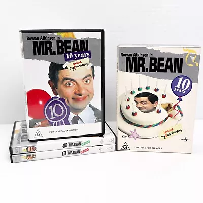 Mr Bean: Vol 1 - 3 | 10th Anniversary Edition (BoxSet DVD 2000) Comedy TV Series • $12.07