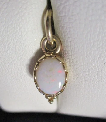 $425 • Buy PANDORA 14k Gold And White Opal Dangle Charm / Pendant 350178WOP - G585 ALE