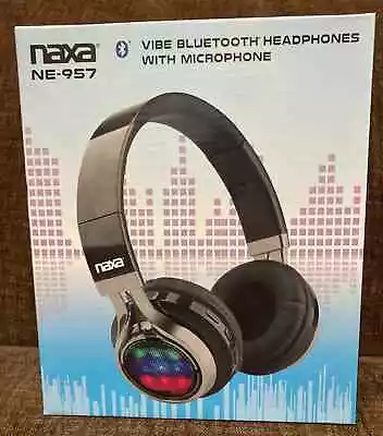 Naxa NE-957 Vibe Bluetooth Headphones W/Microphone - Brand New STILL SEALED • $15