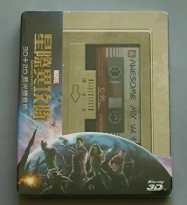 Guardians Of The Galaxy Vol. 1 - Taiwan 3d+2d Blu-ray Steelbook * New Marvel 2 • £38.97