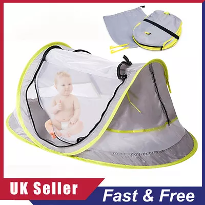 Baby Toddler Pop Up Beach Tent Sun Shade Shelter UV50+ Protection Camping Hiking • £23.99