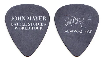John Mayer Signature Kaws Black Guitar Pick - 2010 Battle Studies Tour • $29.99