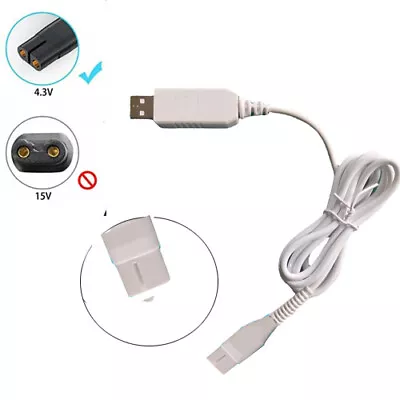 USB Power Charger Adapter Cable For Philips Series 3000 Beard Trimmer BT3206 • $6.59