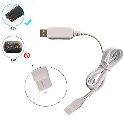 White USB Power Charger Adapter Cord Cable For Philips Shaver Norelco One Blade • $6.59