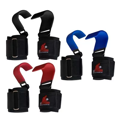AG Gym Straps Hook Bar Power Weight Lifting Training Wrist Support Lifting Glove • £8.49