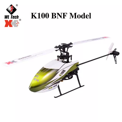 Wltoys XK K100 6CH 3D 6G System RC Helicopter Compatible With FUTABA S-FHSS BNF • $64.10