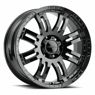 (1) 17x8.5 Vision 375 Warrior 6x139.7 +25 Gloss Black Wheel • $172.25