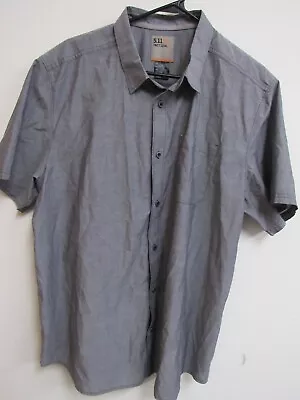 5.11 Tactical Dark Gray Short Sleeve Button-Up Shirt XL • $15.93