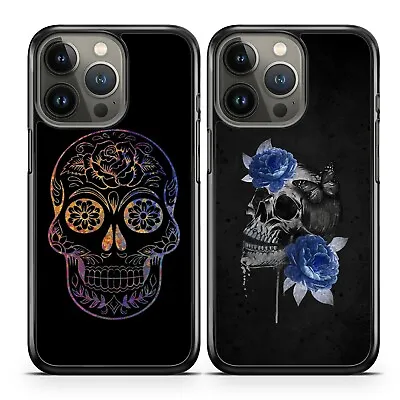 £7.99 • Buy Floral Filled Skull Roses Flowers Butterfly Phone Case Cover