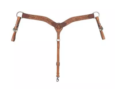 Circle Y Copper Sunflower Tooled Breast Collar  Headstall Or Spur Straps • $99.95