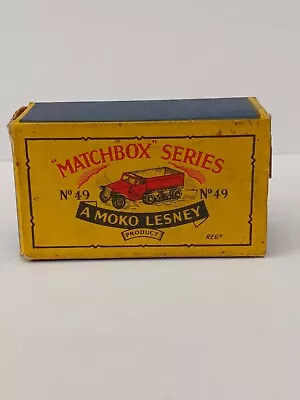 Matchbox Series No49 Army Half Track Mark II1. BOX ONLY Flaps Missing.  • £19.95