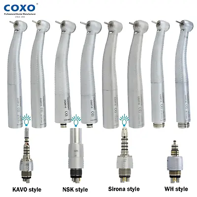 COXO Dental Fiber Optic High Speed Turbine Handpiece Kavo NSK LED Coupling 6Hole • $59.99