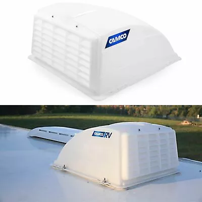 RV Roof Vent Cover Rain Air Wind Protection Travel Lid Trailer Camper White • $59.75