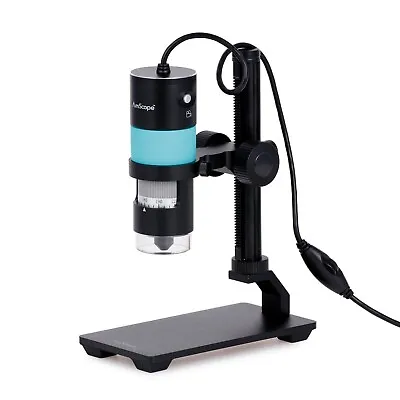 $259.99 • Buy Amscope 8.3 MP Handheld 10X-280X LED Digital USB Microscopes W Table Stand