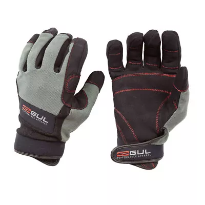 Gul Summer Full Finger Sailing Gloves - Black/Charcoal • £16.80