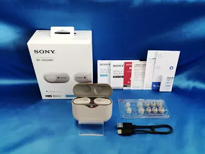 Sony WF-1000XM3 Wireless Bluetooth In Ear Headphones Noise Cancelling - White • $190.19