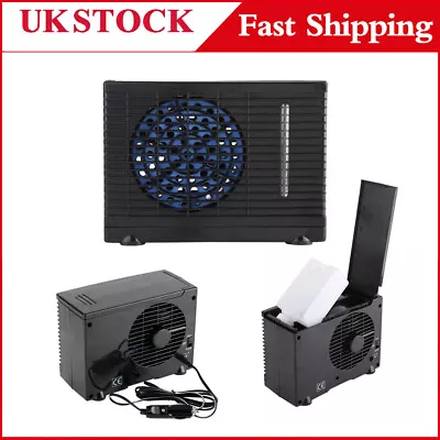 12V Air Conditioner Portable Car Cooler Cooling Fan Water Ice Air Condition • £21.54