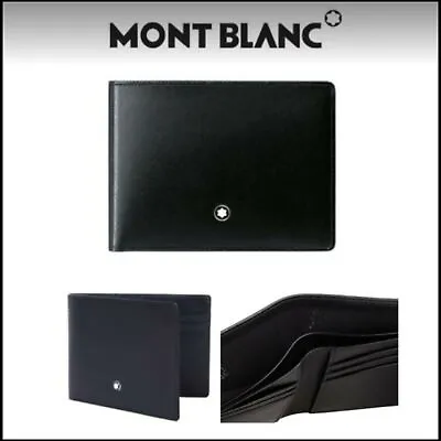 MONT BLANC Genuine Men's Meisterstück Leather Wallet - 6cc /14548 • $97.99