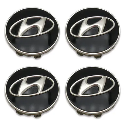 SET OF 4- FREE SHIPPING 09-12 Hyundai Genesis Wheel Center Caps Hubcaps • $27.17