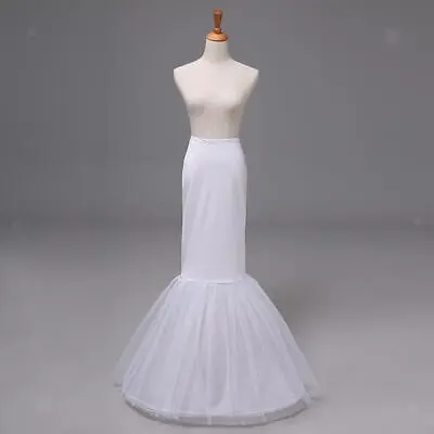 Spandex Tulle Mermaid Trumpet Style Wedding Gown Petticoat Crinoline Slip • £13.33