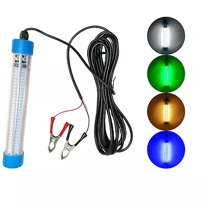 12V 24V 50W Underwater 5300LM LED Fishing Night Light Submersible Lure Bait Lamp • $33.99