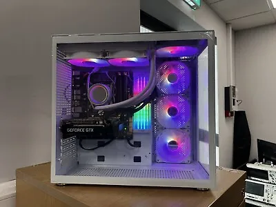 White Case Gaming RGB PC Computer I7 QUAD 16 GB 1TB SSD GTX 1660 Wifi Win 11 • £549.99