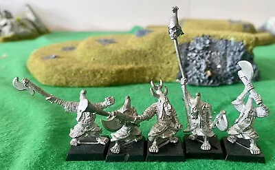 Warhammer Fantasy Chaos Dwarf  AOS Legion Of Azgorh Classic Hobgoblin Axes X 5 • £46