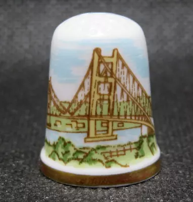£3.60 • Buy Caverswall England Thimble Collection - Humber Bridge