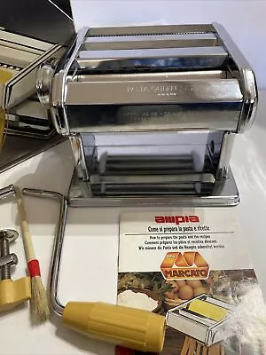 Pasta Queen Noodle Making Machine By Himark 7 Thickness Settings 15-4150 ITALY • $39.99